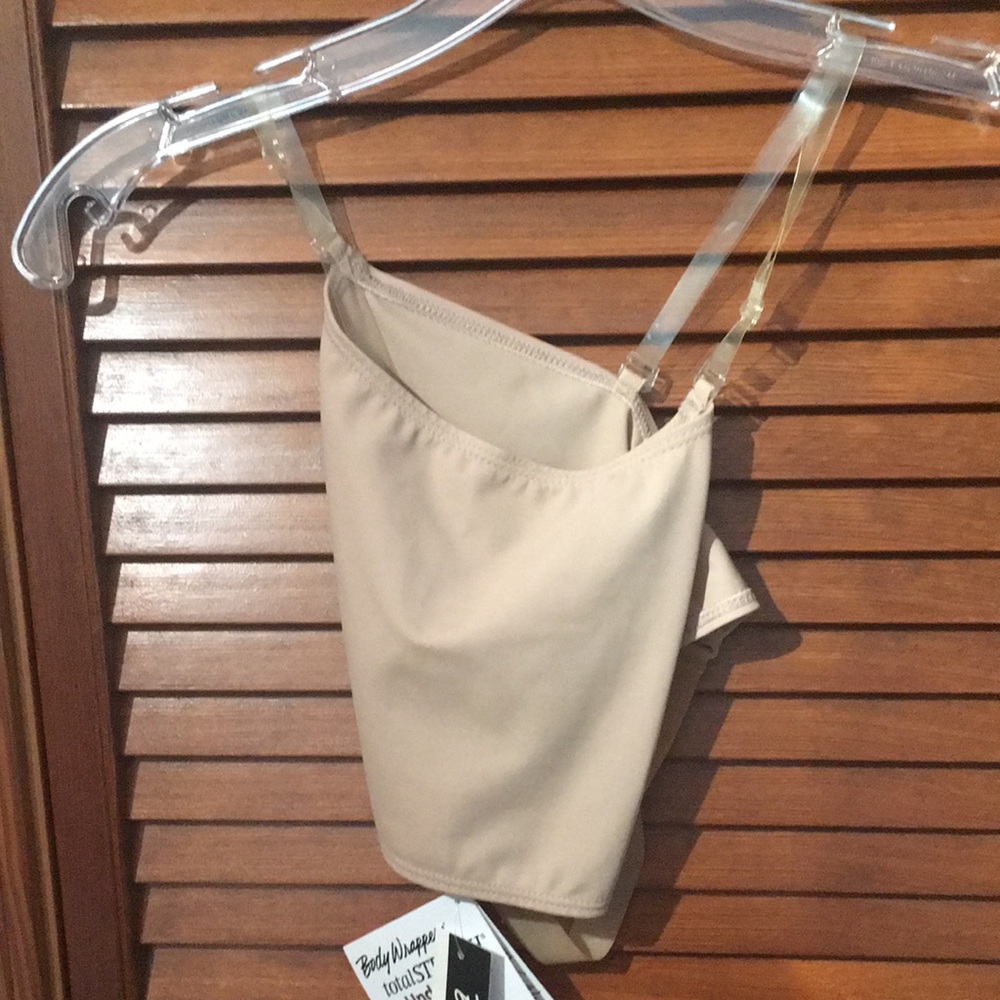 Halter Bra Body Wrappers Nude size X-Large NWT